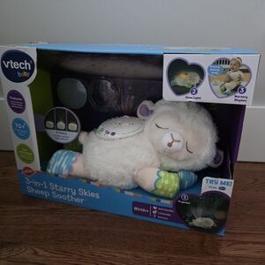 Vtech Baby Starry Skies Sheep Soother White Noise SoundMachine Night Light 3-in1